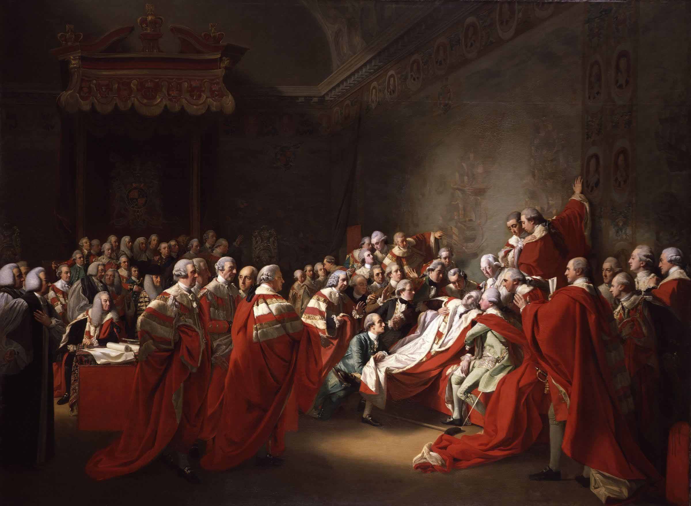 John Singleton Copley Death of the Earl of Chatham